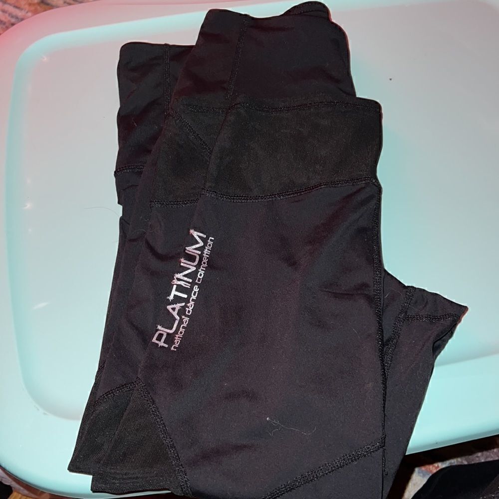 Medium adult “Platinum National Dance Competition” leggings